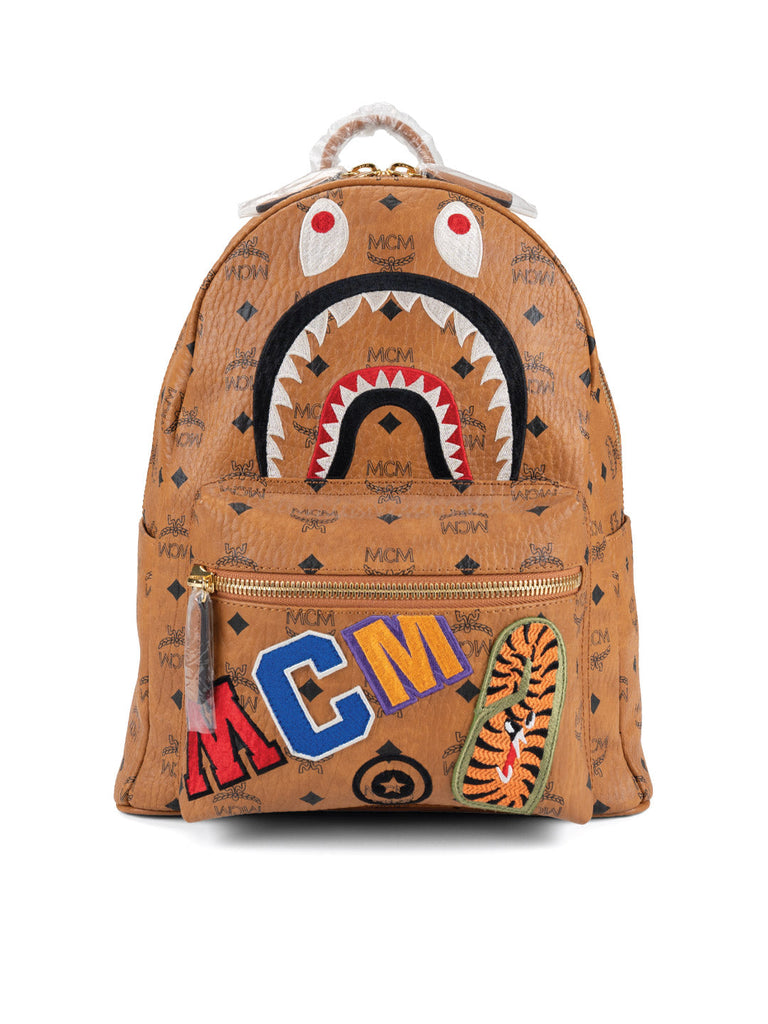 Shark Stark Backpack Viseto Cognac