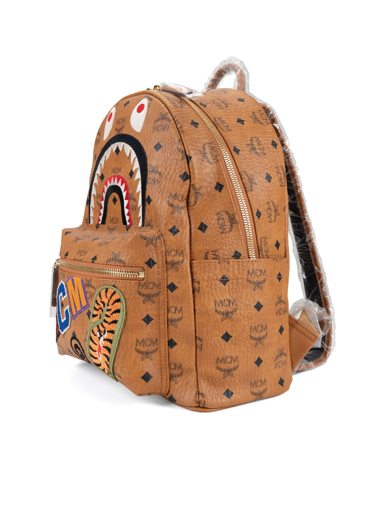 Shark Stark Backpack Viseto Cognac